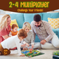 PlayRoute Zoo Keeper Game – Animal Games with Realistic Animal Sounds – 4 Level Animal Board & Card Games – Educational Toy Gift Learning Activity for Kids Ages 5-12 Years and Up